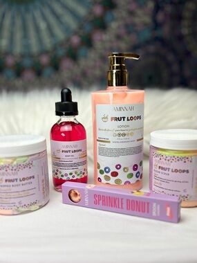 Aminnah Frut Loops Body Bundle - 5 Products, All Brand New, All Frut Loops